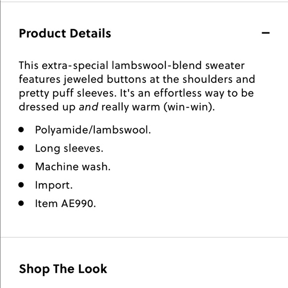 J.crew jewel button sweater, NWT, sz s, NWT - Picture 7 of 8